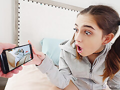 In just a few days, she sends me a dirty pic of herself, dances around in her lingerie, and even gives me a pair of her panties to sniff. My step sis is nasty in the best ways, and I'm going to take advantage of every second with her.video