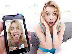 I&rsquo;ve been fantasizing about my blonde stepsis Chloe Cherry, and when she accidentally sends me a seductive video of her, I have to shoot my shot. If she wants me to delete the vid, she&rsquo;s going to have to do me a secret favor in exchange.video