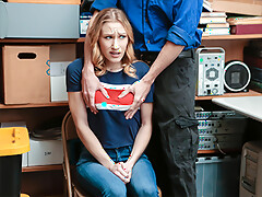 January 2nd, 2018, 4:43 PM. Case #8394758 &ndash; Suspect is a blonde adolescent female who has been observed concealing items on her person during New Year&rsquo;s store reorganization. The Loss Prevention Officer detains the suspect and escorts her to the backroom. While there, the suspect claims to have no knowledge of alleged theft. The officer believes the stolen goods are hidden under the perp&rsquo;s shirt. Advanced retrieval methods are deployed. The rest of this case is considered classified. Evidence logged on January 2, 2018.video